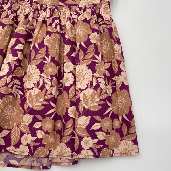 Favorite Daughter | NWT The Mirka Floral Open Back Peasant Fall Maxi Dress 0 - Picture 11 of 15